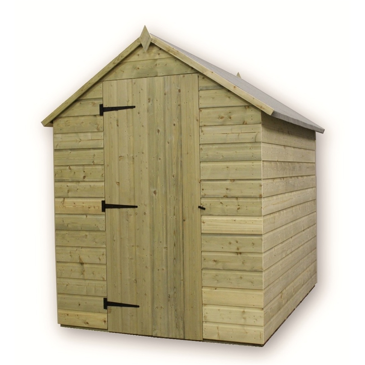 Oundle : 7 x 5 Windowless Pressure Treated Tongue And Groove Apex Shed 