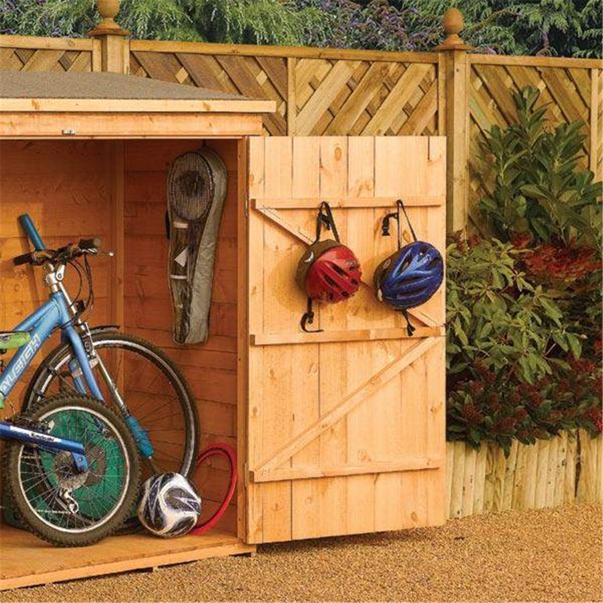 6 x 3 tongue and groove wallstore / bike shed 1825mm x