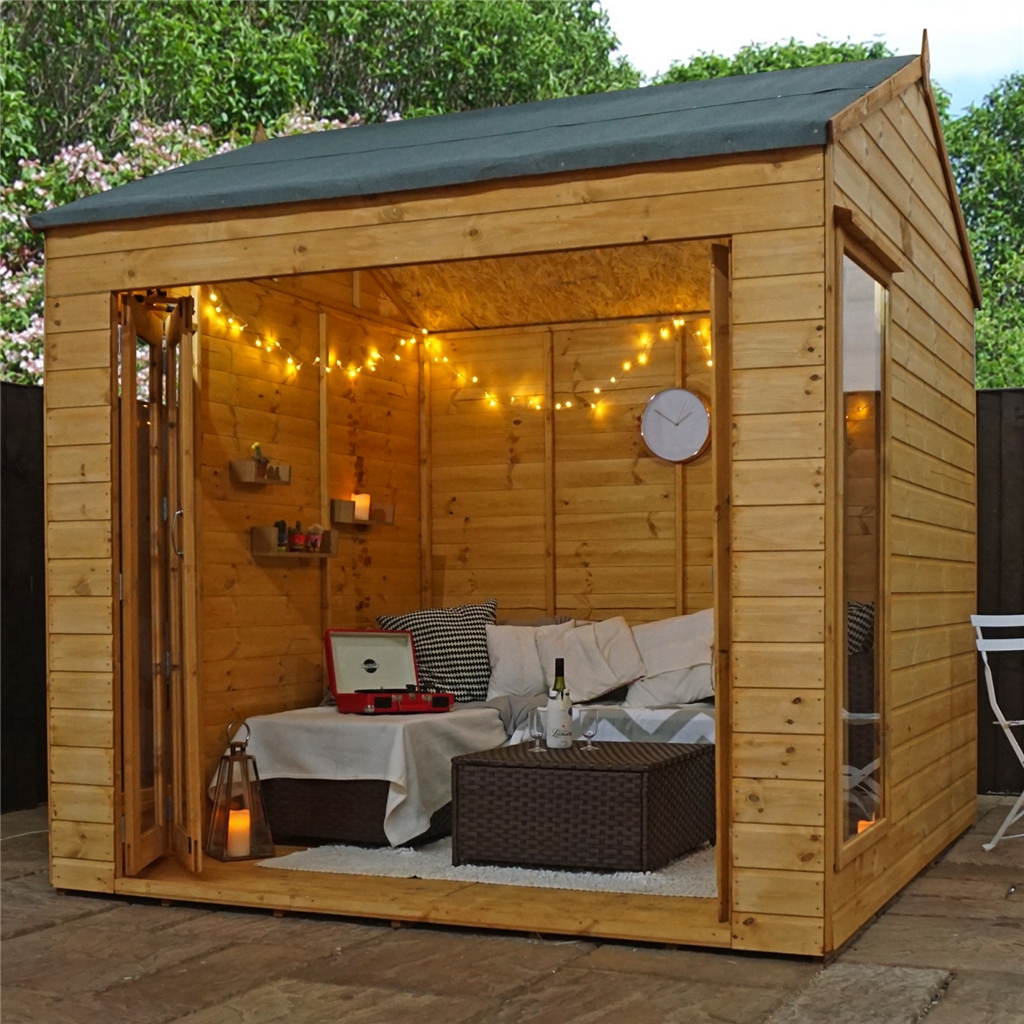 8 X 8 Vermont Reverse Tongue And Groove Summerhouse 12mm Tongue And