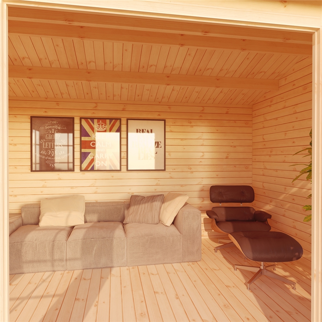 4 of 16 log Log Free 5m Glazing) x 13) (16 Cabin Apex x   (Single 4m