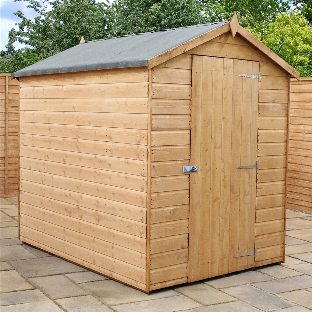 7 x 5 Premier Tongue and Groove Apex Shed With Single Door 