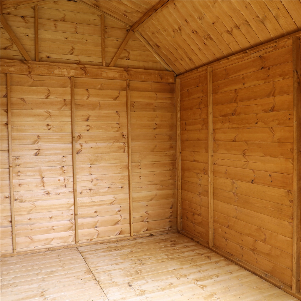 10 x 8 Deluxe Tongue and Groove Dutch Barn With Double ...