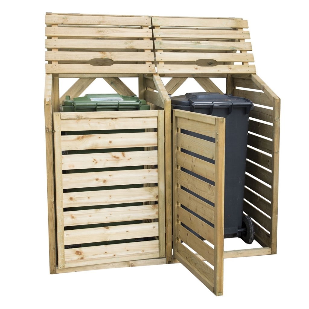 Double Wheelie Bin Hide ShedsFirst   29412 