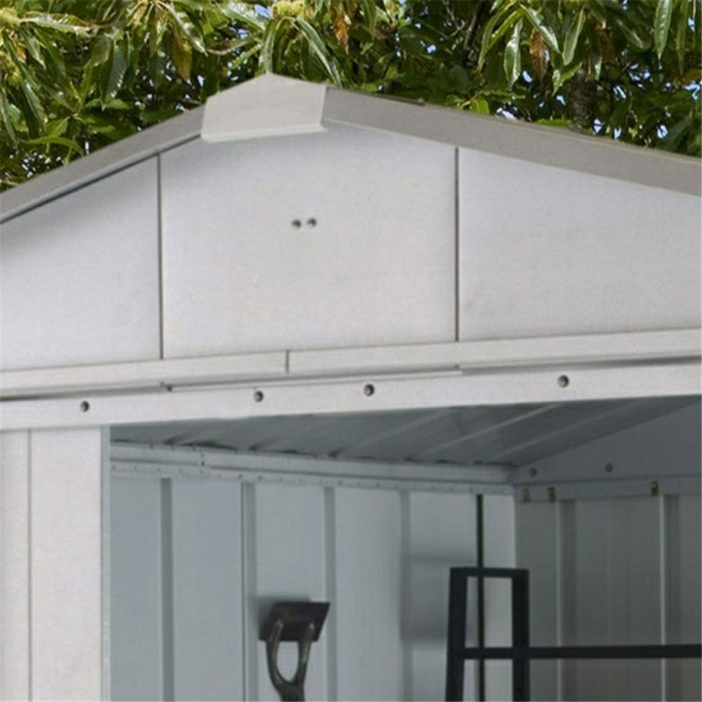 6ft 1" x 6ft 10" Apex Metal Shed With Free Anchor Kit (1 