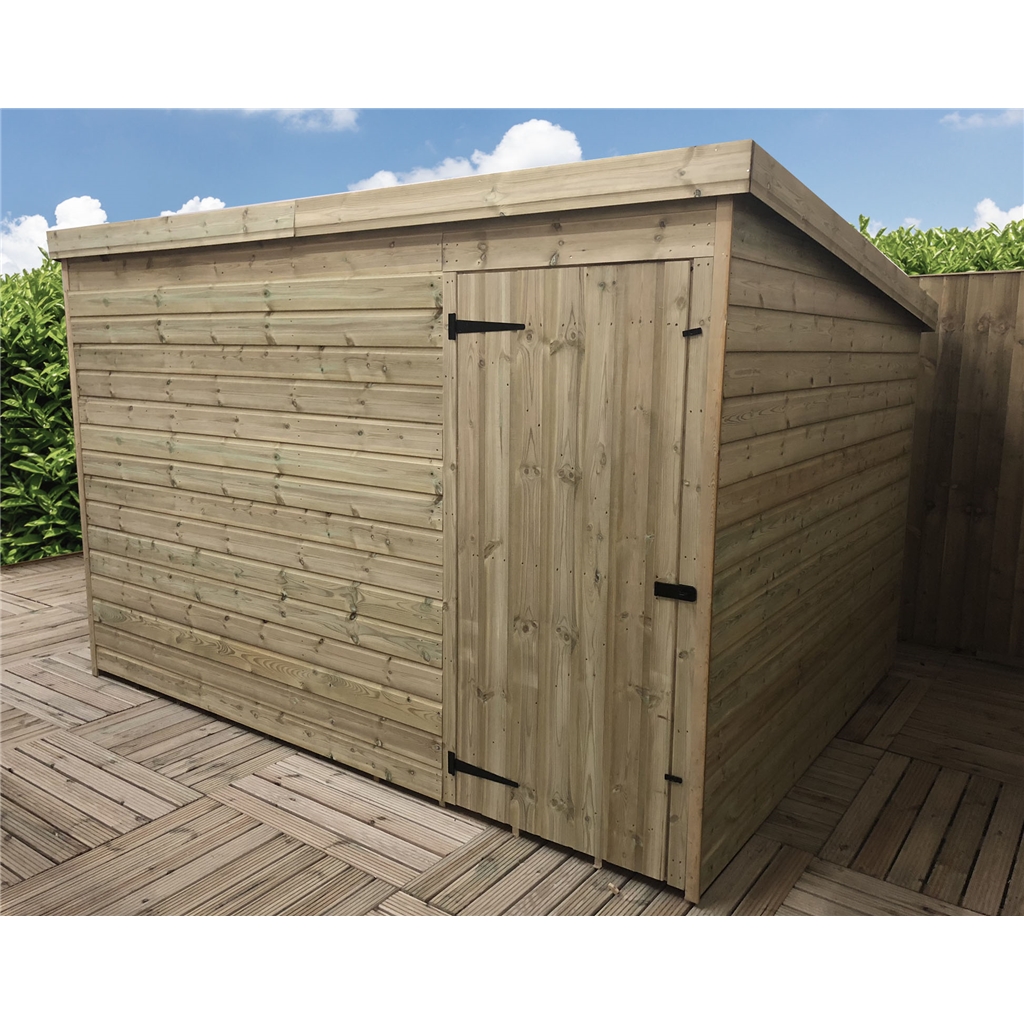 10x4 - pent standard garden shed buy direct from