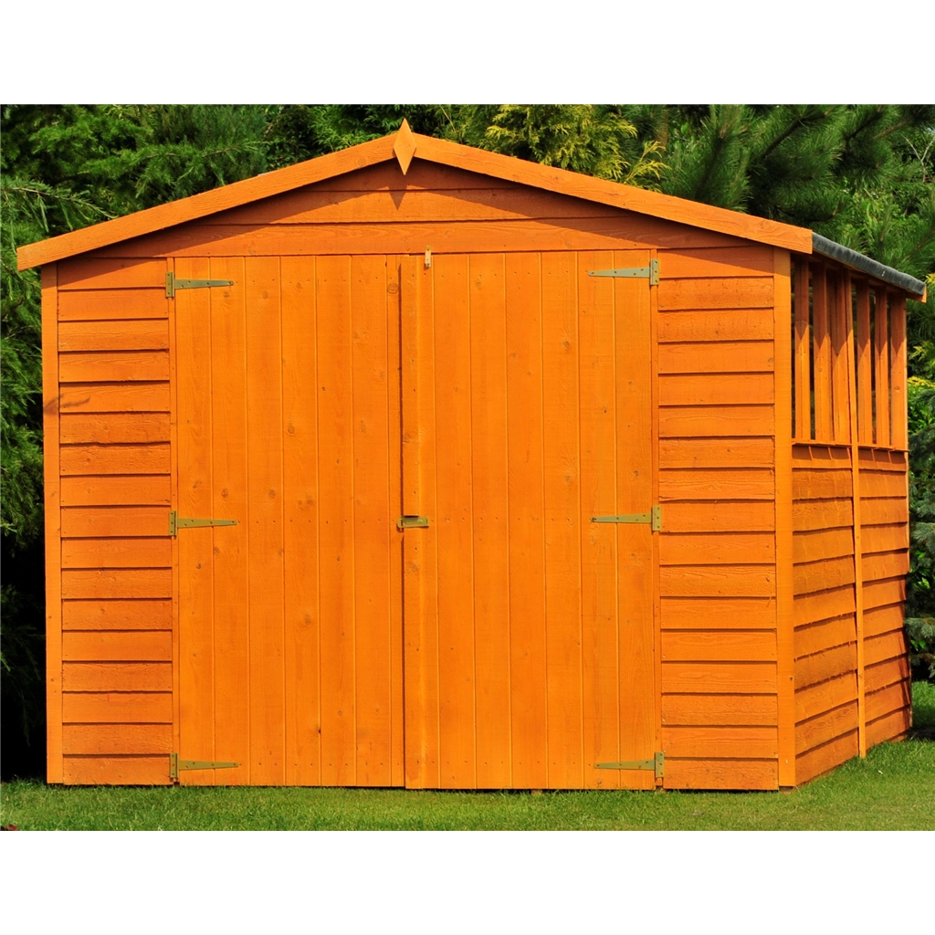 8x7 - pent tanalised wooden shed - free delivery