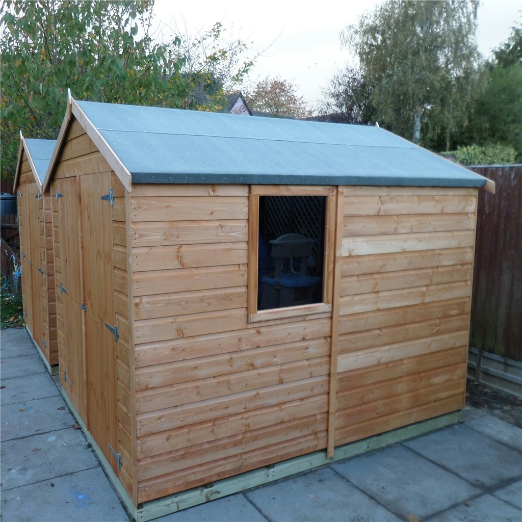 8 X 6 (2.38m X 1.78m) - Tongue And Groove - Apex Garden Shed / Workshop ...