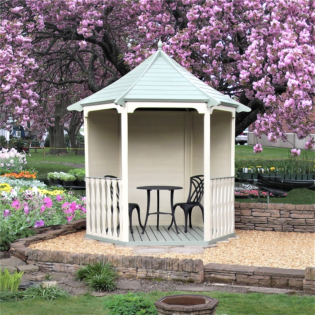 6ft x 7ft tongue and groove summerhouse arbour 12mm