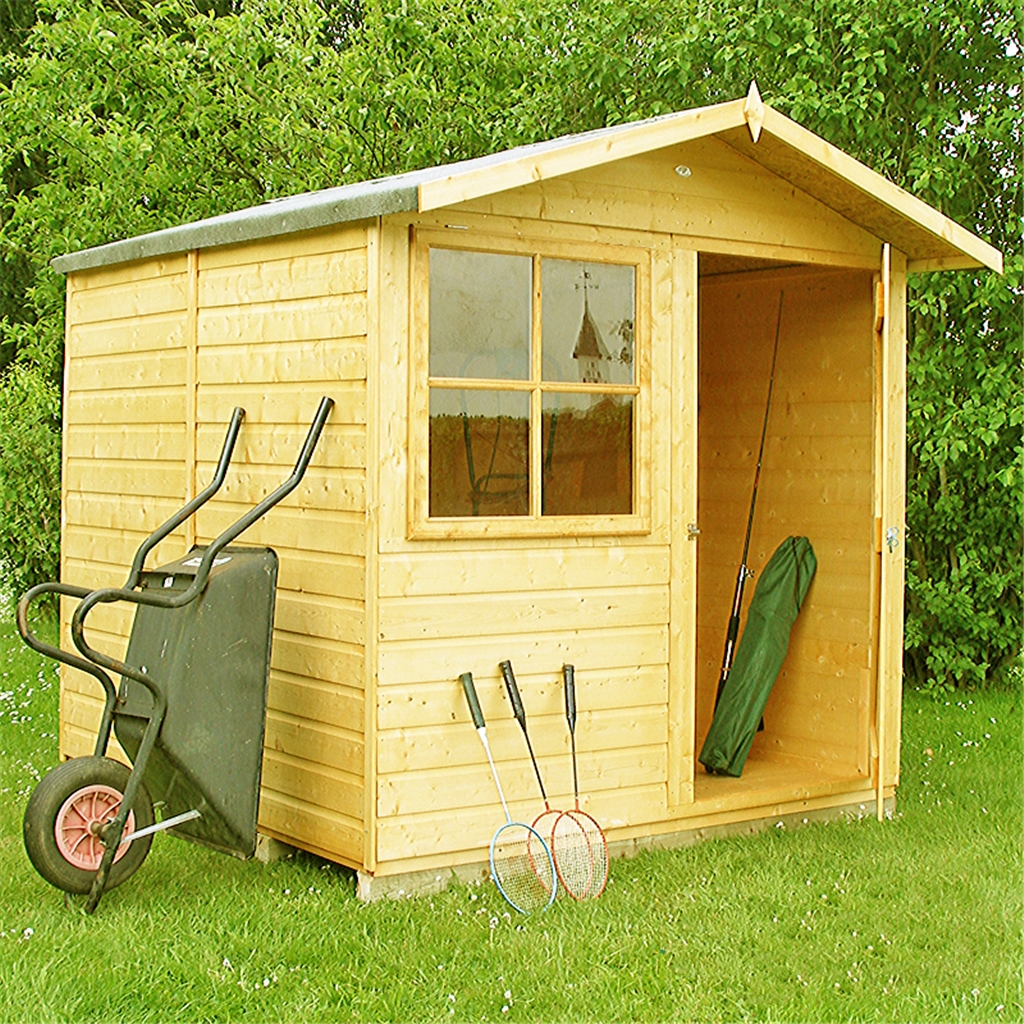 7 x 7 2.05m x 1.98m - tongue and groove - apex garden