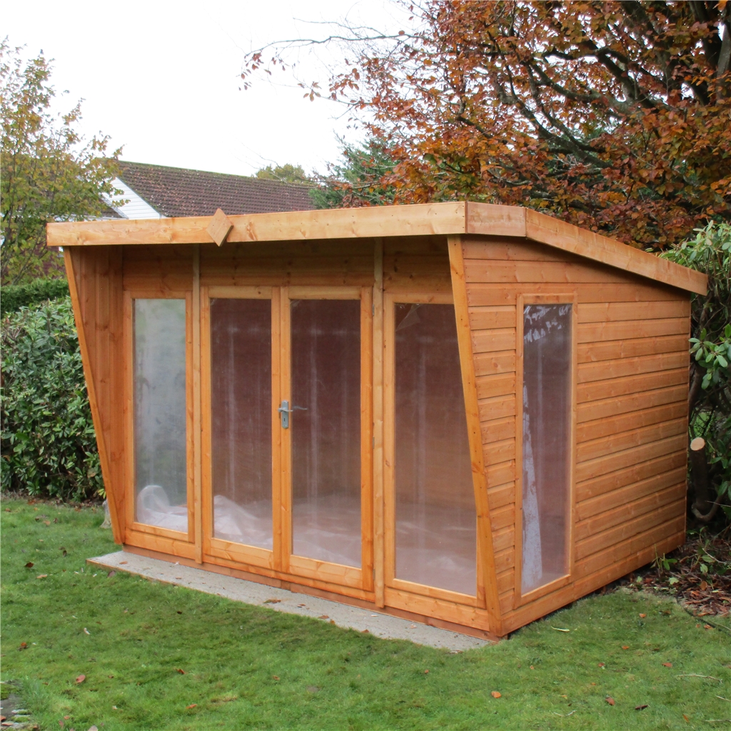 10 x 8 (3.06m x 2.39m) - Premier Wooden Summerhouse 