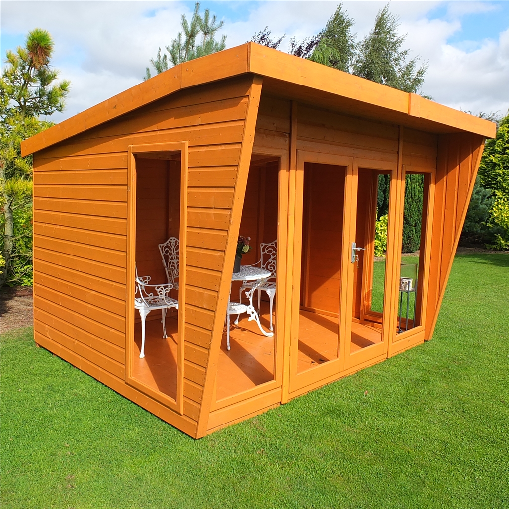 10 x 10 2.99m x 3.06m - premier wooden summerhouse