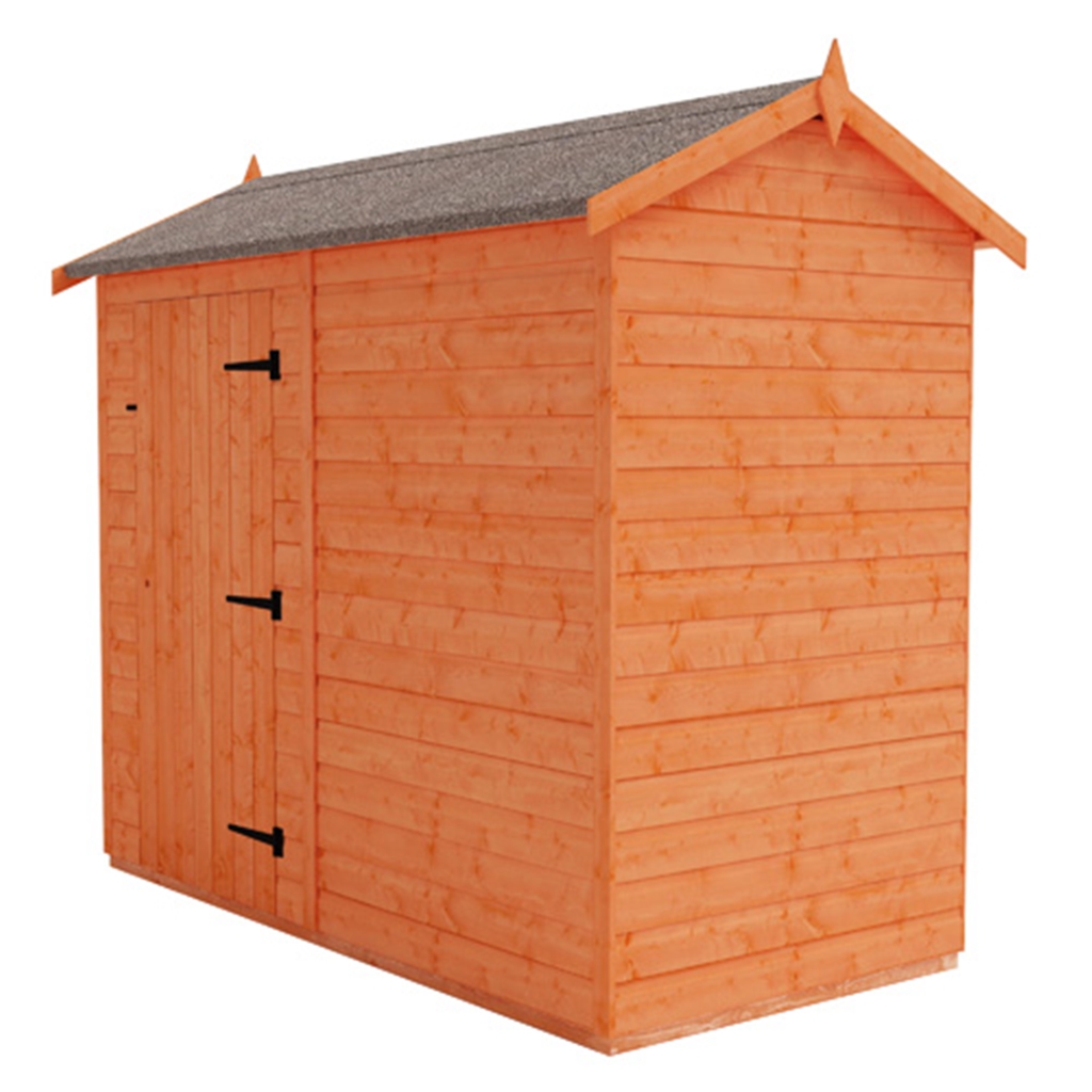 8 x 4 Windowless Tongue and Groove Shed (12mm Tongue and 