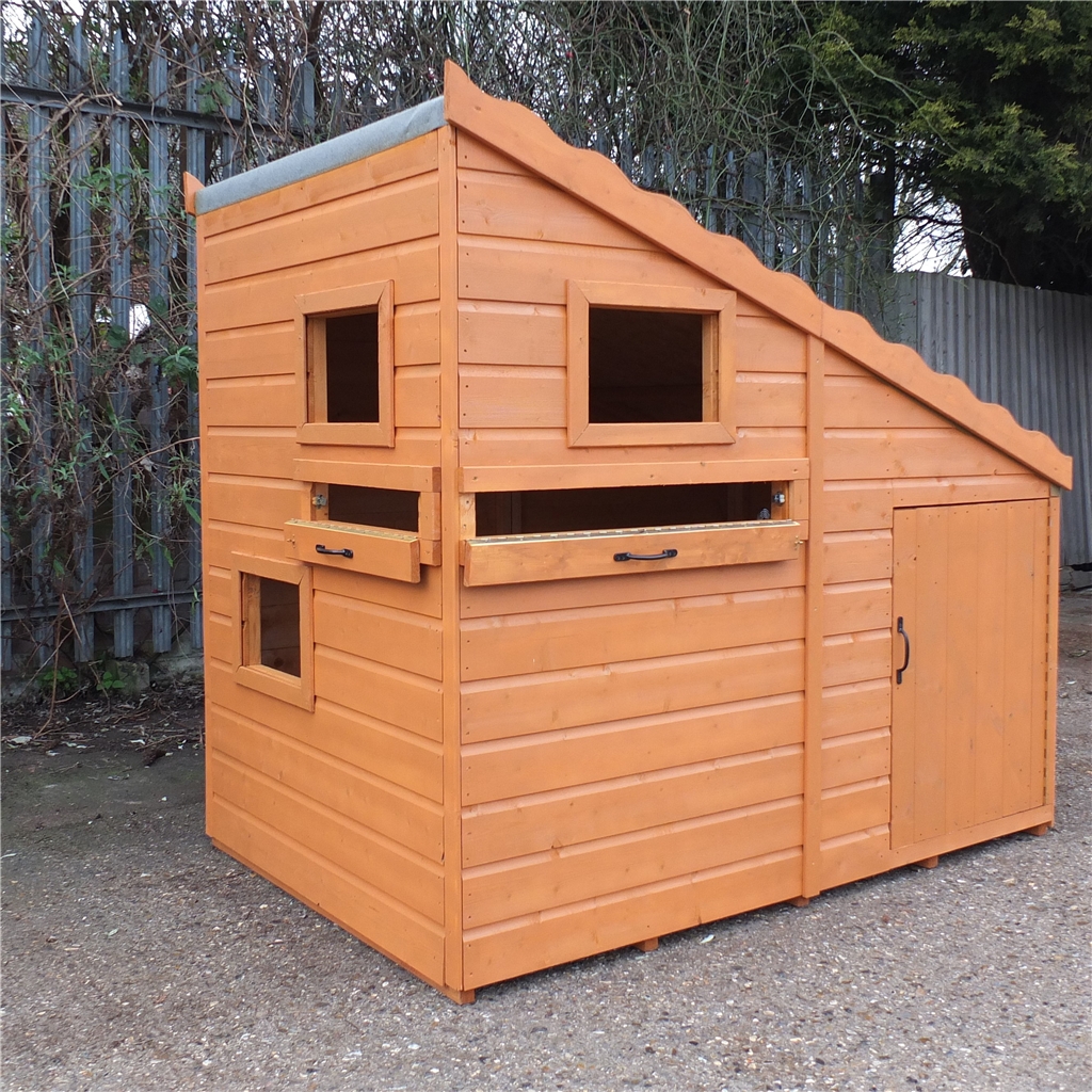 6 x 4 (1.79m x 1.19m) - Command Post Playhouse | ShedsFirst