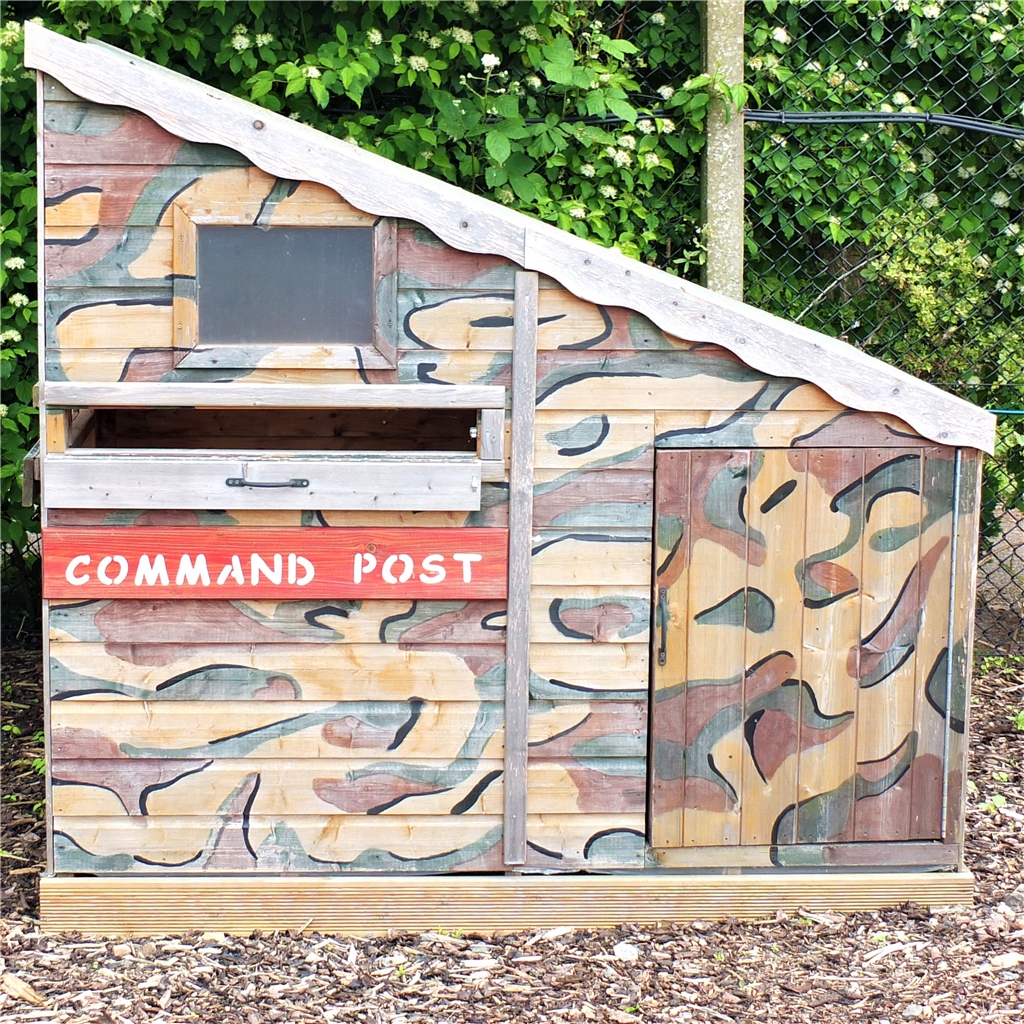 6 X 4 (1.79m X 1.19m) - Command Post Playhouse | ShedsFirst
