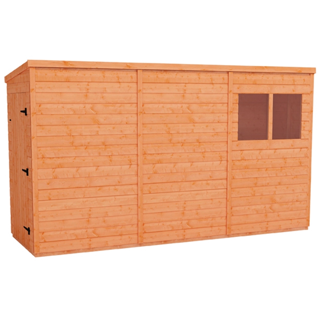 12 x 4 Tongue and Groove Pent Shed (12mm Tongue and Groove 