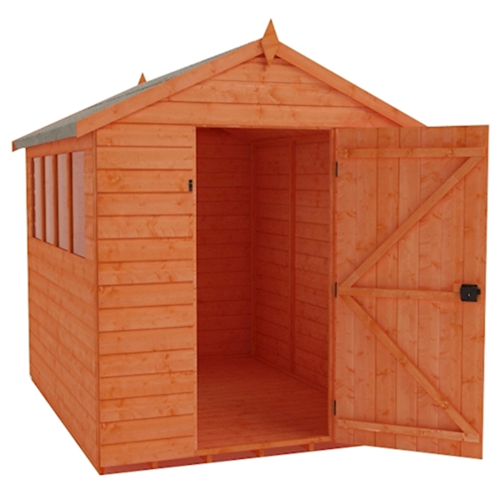 palram 4x6 pent plastic skylight grey shed