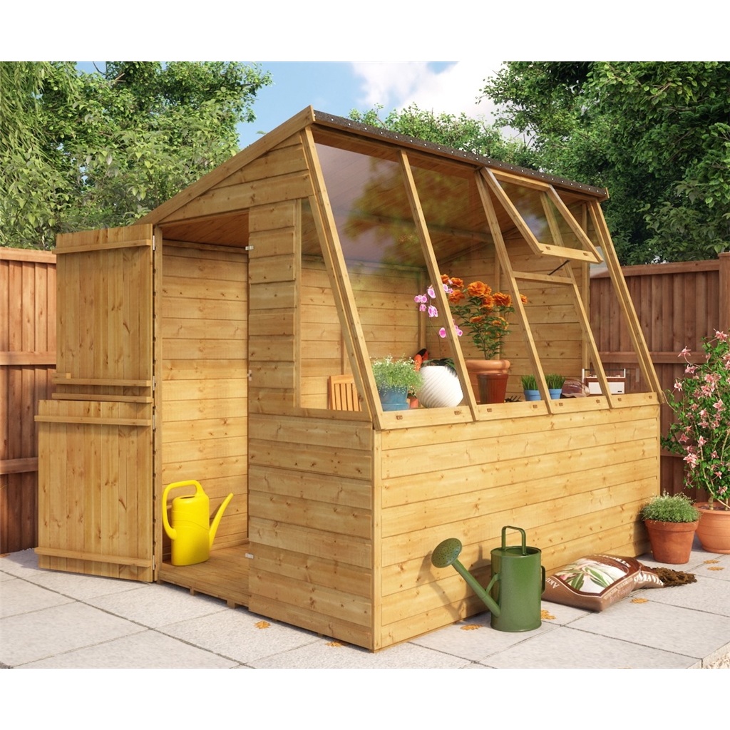 shedswarehouse.com oxford 8ft x 6ft 2.41m x 1.91m