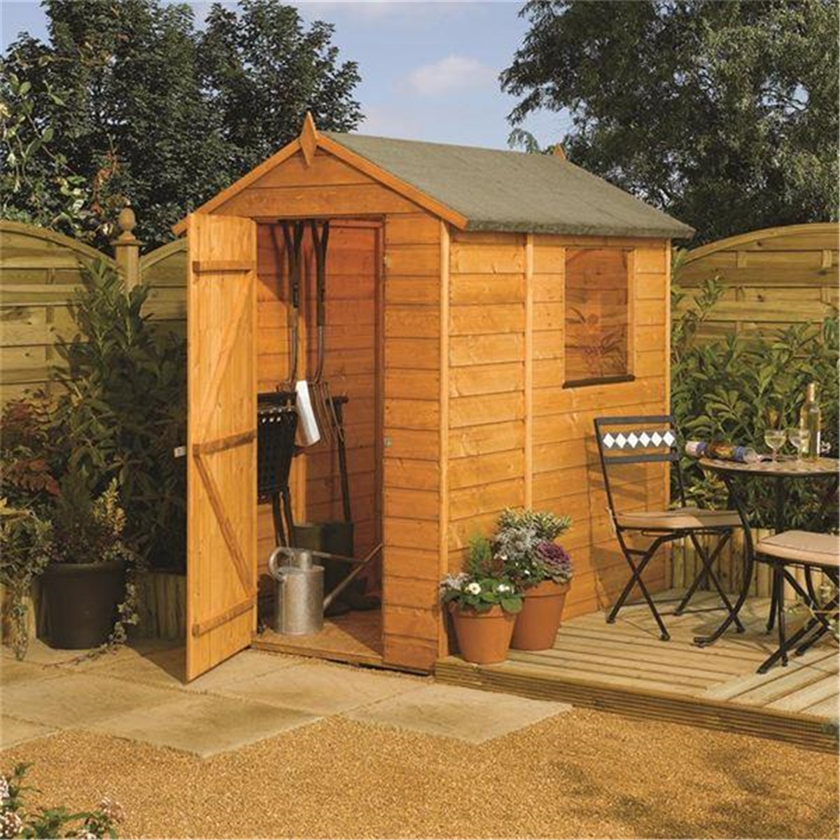 6 x 4 Modular Tongue and Groove Shed (11mm Solid OSB Floor) ShedsFirst