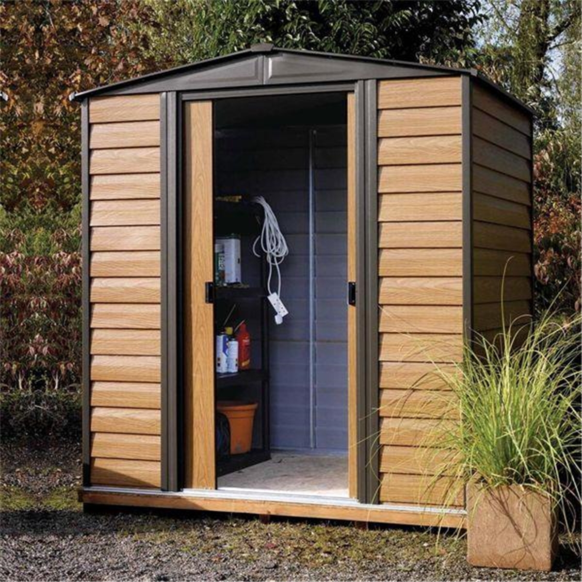 6 x 5 Woodvale Metal Shed (1940mm x 1510mm) ShedsFirst