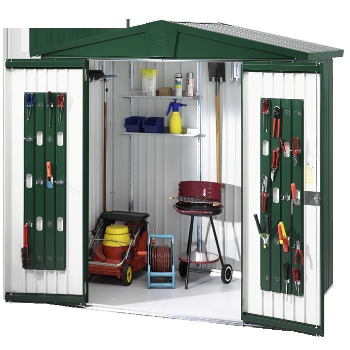 6 x 3 Premium Heavy Duty Dark Green Metal Shed (1.72m x 0 