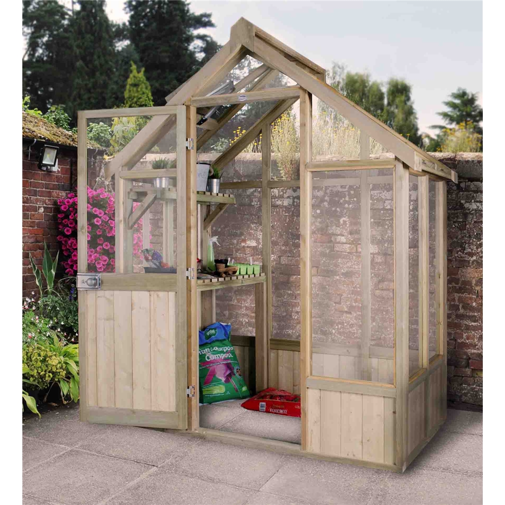 6 X 4 Greenhouse - Installed | ShedsFirst