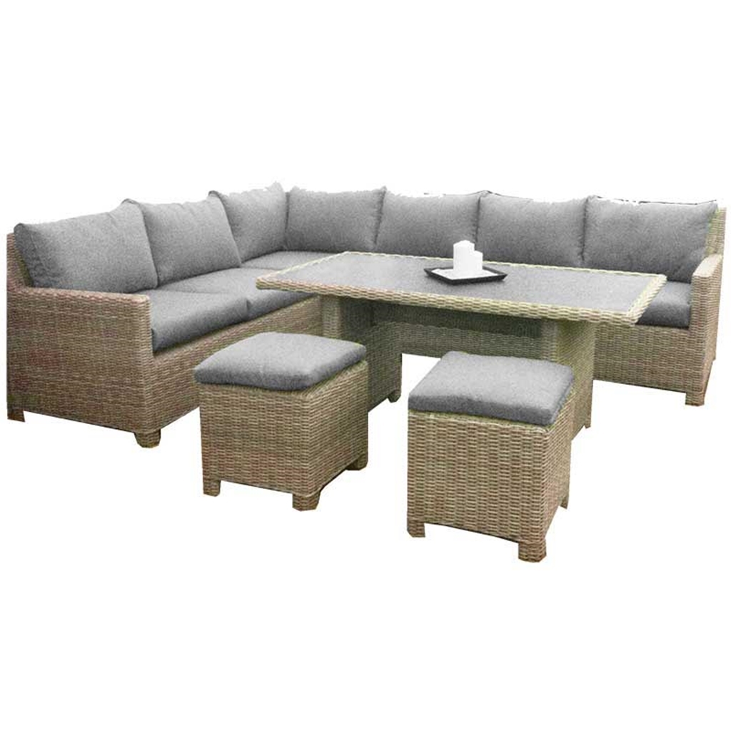 **oos** 8 seater - 7 piece - wentworth deluxe modular