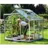 6 X 6 Value Anodised Aluminium Frame Greenhouse