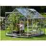 6 X 8 Value Anodised Aluminium Frame Greenhouse