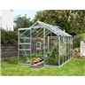 6 X 4 Premier Low Threshold Aluminium Frame Greenhouse